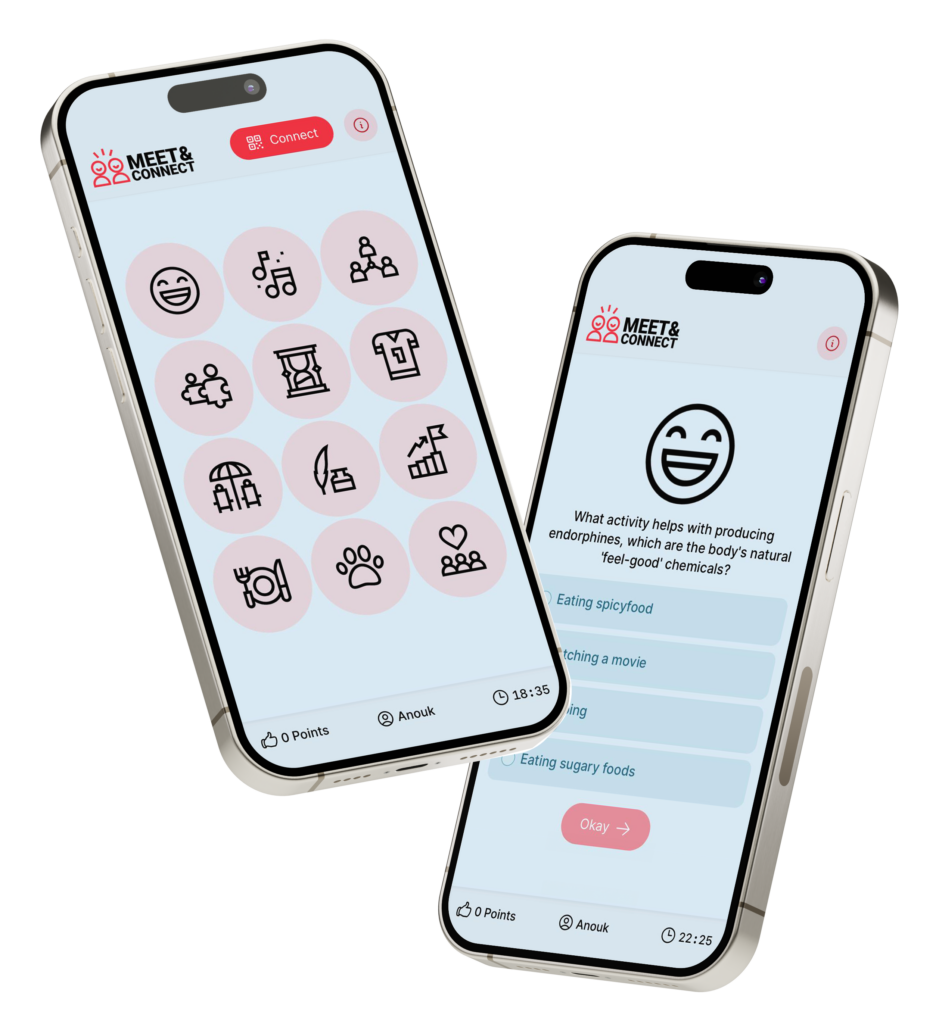 MEET&CONNECT Regular Twee schermen Mockup