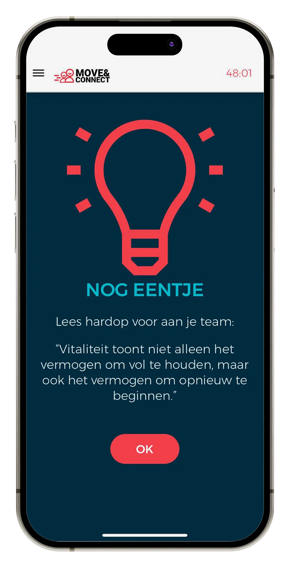 MOVE&CONNECT Mockup Nederlands scherm 5