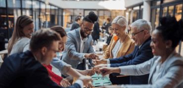 fun interactive team building games
